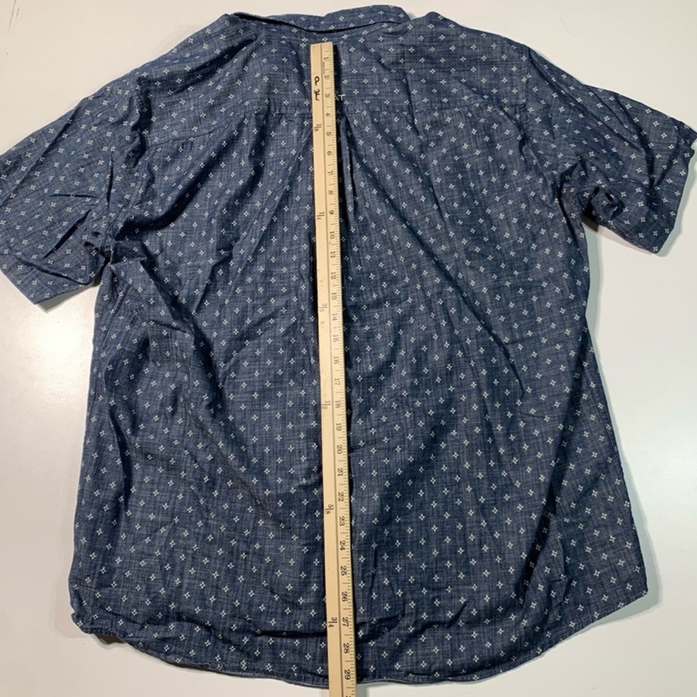 SOLD - Ariat Blue Casual Button Down Shirt - Picture 4 of 7